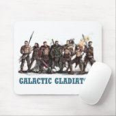 Galactic Gladiators Mousepad Muismat (Met muis)
