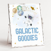 Galactic Goodies Astronaut Outer Space Birthday Poster