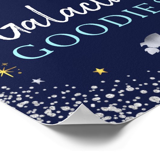 Galactic Goodies Space Galaxy Birthday Poster (Hoek)