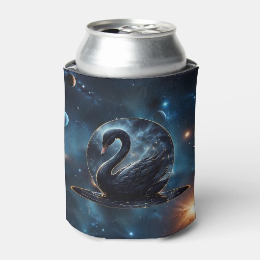 Galactic Grace: De Zwarte Zwaan. Blikjeskoeler (Blikje Voorkant)