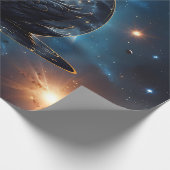 Galactic Grace: De Zwarte Zwaan. Cadeaupapier (Hoek)