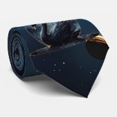 Galactic Grace: De Zwarte Zwaan. Stropdas (Opgerold)