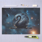 Galactic Grace: De Zwarte Zwaan. Tissuepapier (Craft)