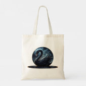 Galactic Grace: De Zwarte Zwaan. Tote Bag (Achterkant)
