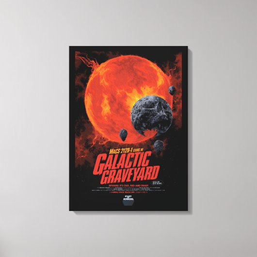 Galactic Graveyard Poster, Macs 2129-1. Canvas Afdruk (Voorkant)