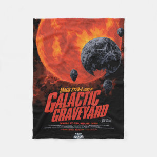 Galactic Graveyard Poster, Macs 2129-1. Fleece Deken