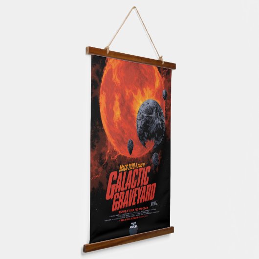 Galactic Graveyard Poster, Macs 2129-1. Hangend Wandkleed (Gebogen)