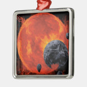 Galactic Graveyard Poster, Macs 2129-1. Metalen Ornament (Links)