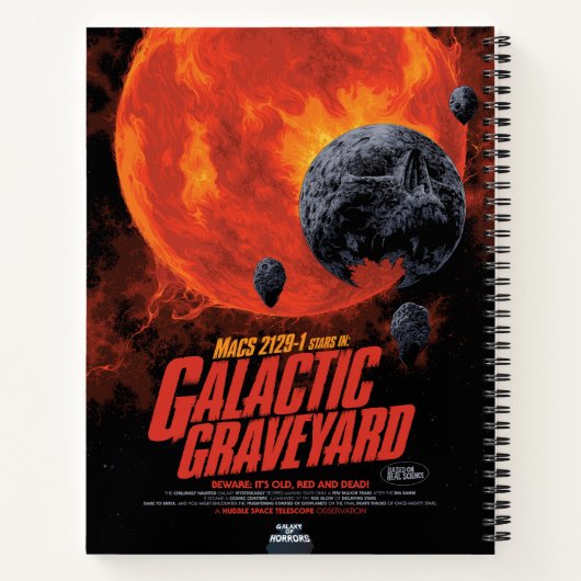 Galactic Graveyard Poster, Macs 2129-1. Notitieboek (Achterkant)