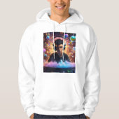 "Galactic Grooves: Intergalactic DJ Journey" Hoodie (Voorkant)