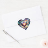Galactic Heart of the Universe Hart Sticker (Envelop)