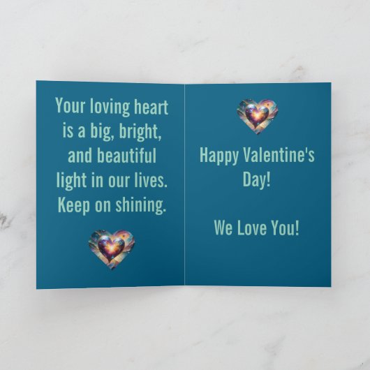 Galactic Heart of the Universe Kaart (Binnen)