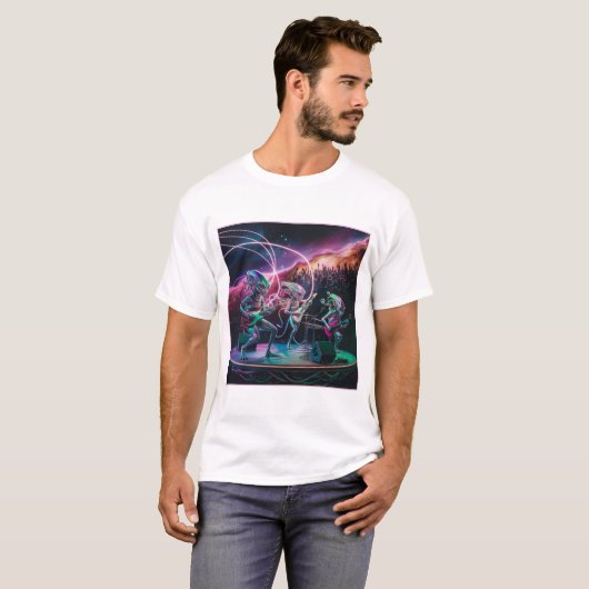Galactic Jam Session T-shirt (Voorkant volledig)