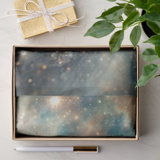 Galactic Lion Portrait Decoupage Tissuepapier (Geschenk)