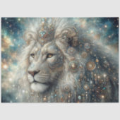 Galactic Lion Portrait Decoupage Tissuepapier (Voorkant)