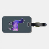Galactic Llama Bagagelabel (Achterkant horizontaal)
