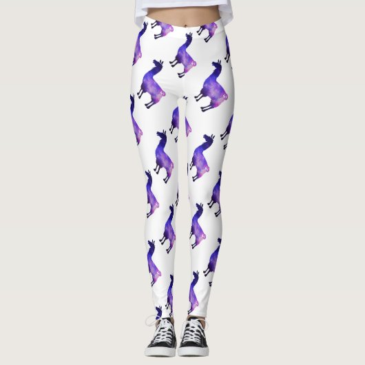 Galactic Llama Leggings (Voorkant)