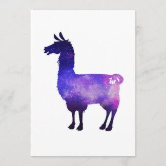 Galactic Llama Uitnodiging