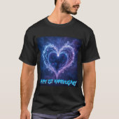 Galactic Love Jubileum Mannen Tshirt (Voorkant)