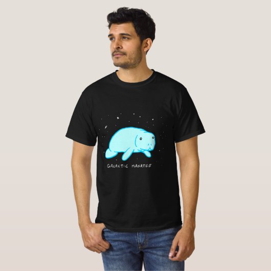 Galactic Manatee T-Shirt (Voorkant volledig)