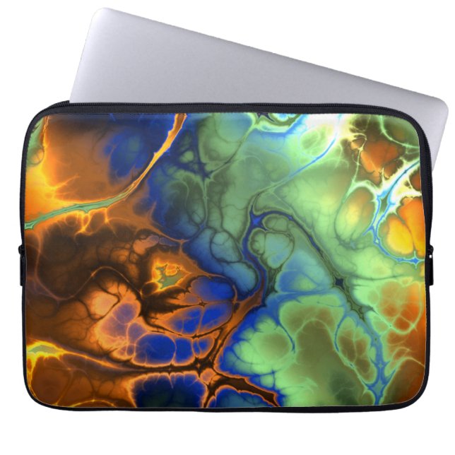 Galactic Marble Laptop Sleeve (Voorkant)