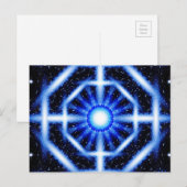 Galactic Octagon Mandala Briefkaart (Voorkant / Achterkant)