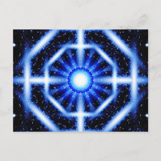 Galactic Octagon Mandala Briefkaart