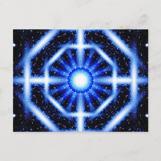 Galactic Octagon Mandala Briefkaart (Voorkant)