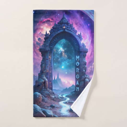 Galactic Portal Fantasy | kosmische gateway Handdoek (Handdoek)