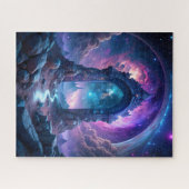 Galactic Portal Fantasy | kosmische gateway Legpuzzel (Horizontaal)