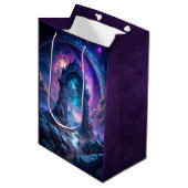 Galactic Portal Fantasy | kosmische gateway Medium Cadeauzakje (Voorkant Gekanteld)