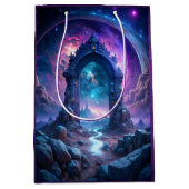 Galactic Portal Fantasy | kosmische gateway Medium Cadeauzakje (Voorkant)