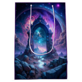 Galactic Portal Fantasy | kosmische gateway Medium Cadeauzakje (Achterkant)