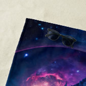 Galactic Portal Fantasy | kosmische gateway Strandlaken (In situ)