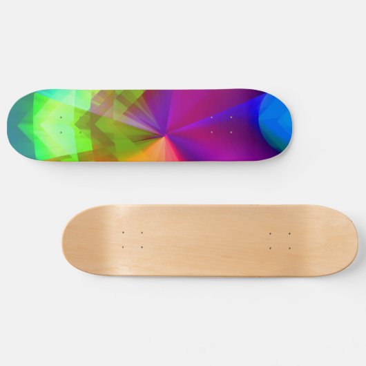 Galactic Prisms Persoonlijk Skateboard (Horizontaal)