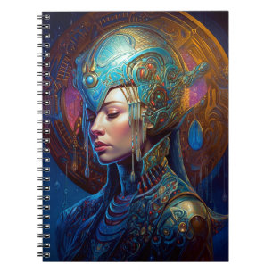 Galactic Queen Science Fiction Fantasy Art Notitieboek