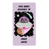 Galactic Road Trip 2018 Bookplate Etiket (Voorkant)