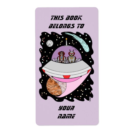Galactic Road Trip 2018 Bookplate Etiket (Voorkant)