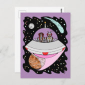 Galactic Road Trip 2018 Briefkaart (Voorkant / Achterkant)