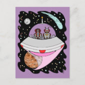 Galactic Road Trip 2018 Briefkaart (Voorkant)