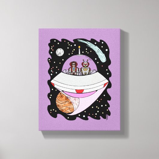 Galactic Road Trip 2018 Canvas Afdruk (Voorkant)