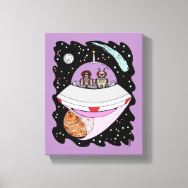 Galactic Road Trip 2018 Canvas Afdruk