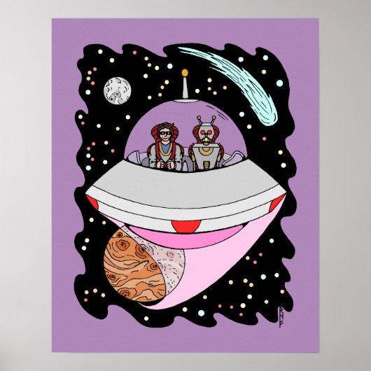 Galactic Road Trip 2018 Poster (Voorkant)