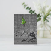 Galactic Santa Claus Feestdagenkaart (Staand voorkant)