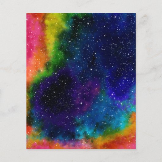 Galactic Sci-Fi Wedding Rocket Ship Contest Paper (Achterkant)