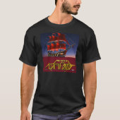 Galactic Starfleet Crew: Moed Go Beyond beroemd ge T-shirt (Voorkant)