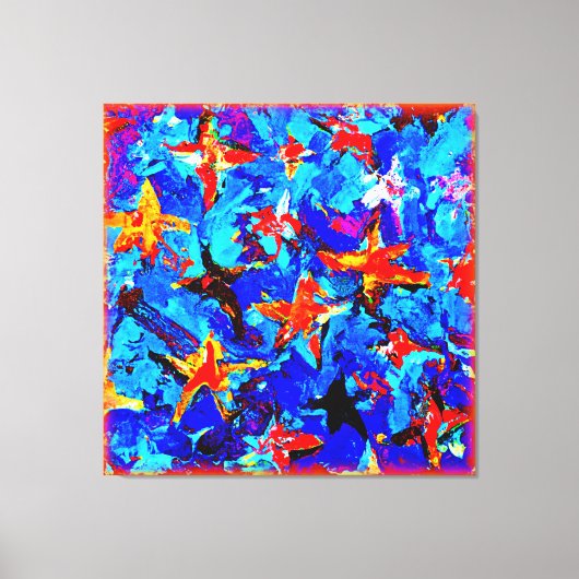Galactic Stars Dreams. Bestel nu Canvas Afdruk (Voorkant)
