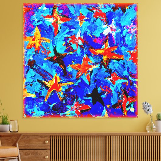 Galactic Stars Dreams. Bestel nu Canvas Afdruk (Insitu (Woonkamer))