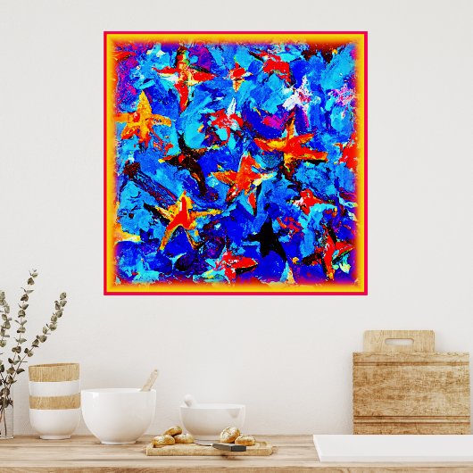 Galactic Stars Dreams. Bestel nu Poster (Keuken)