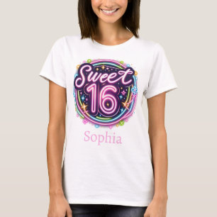 Galactic Sweet 16 -  Verjaardag T-shirt
